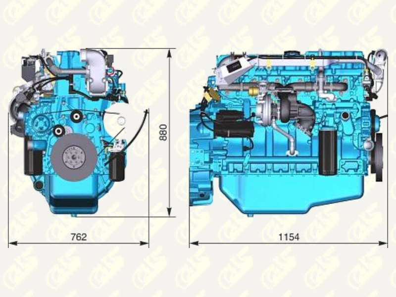 Дизельный двигатель ЯрМЗ-53621, ЯрМЗ-53621-01, ЯрМЗ-53621-02