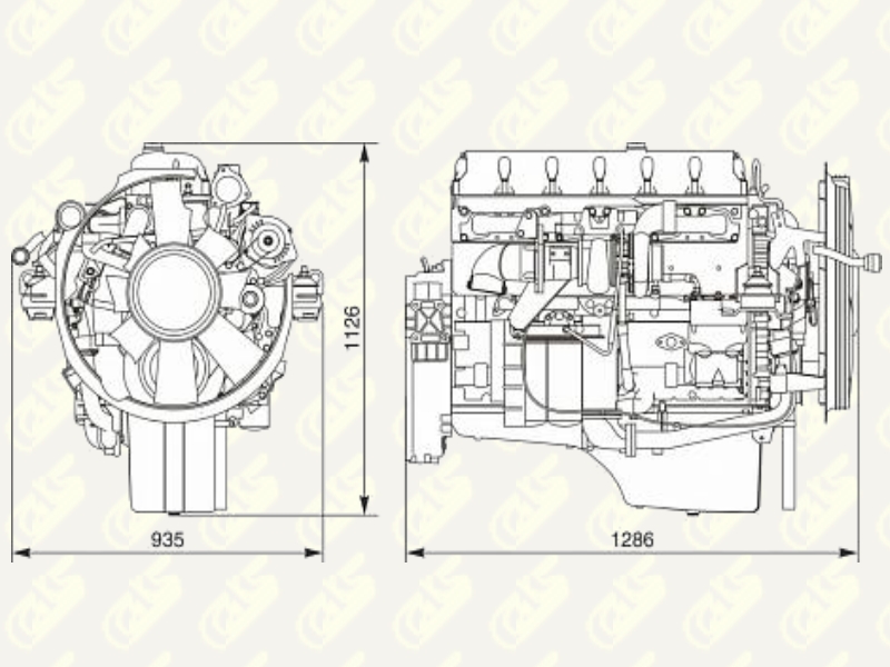 Дизельный двигатель ЯрМЗ-6501.10-05, ЯрМЗ-6501.10-15, ЯрМЗ-6501.10-25, ЯрМЗ-6501.10-35