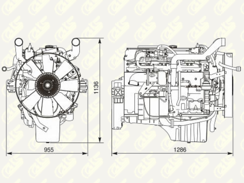 Дизельный двигатель ЯМЗ-6511.10-05, ЯМЗ-6511.10-15, ЯМЗ-6511.10-25, ЯМЗ-6511.10-35